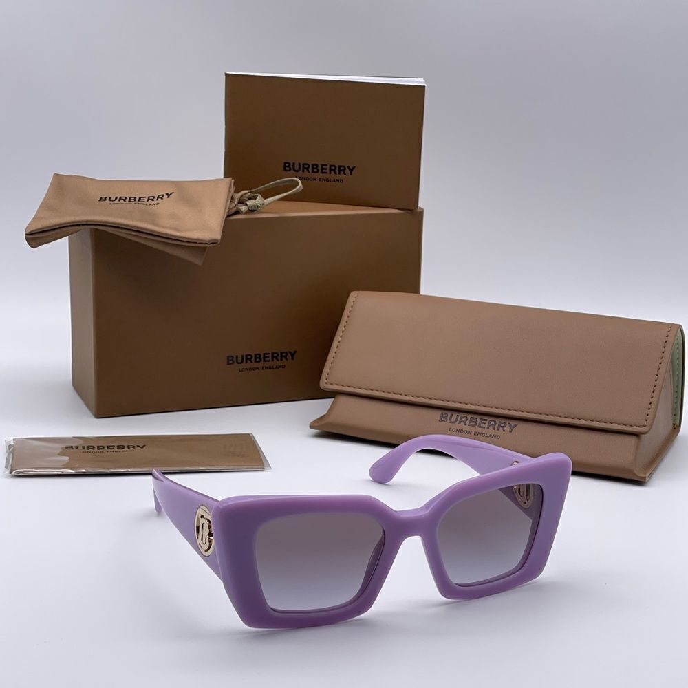 BURBERRY Sunglasses Daisy BE4344 394111 Lilac Women NEW - Picture 2 of 14